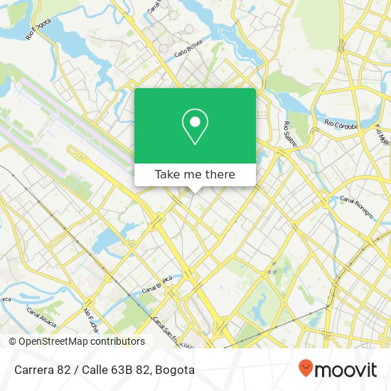 Carrera 82 / Calle 63B 82 map