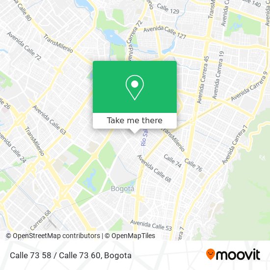 Calle 73 58 / Calle 73 60 map