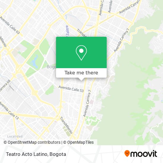 Teatro Acto Latino map