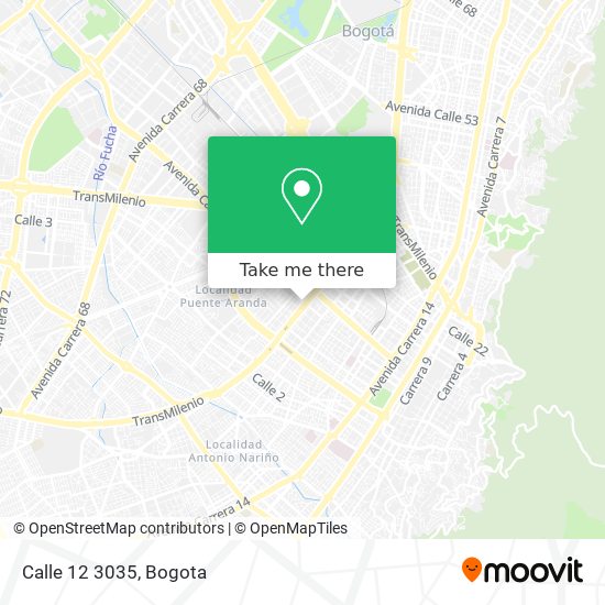 Calle 12 3035 map