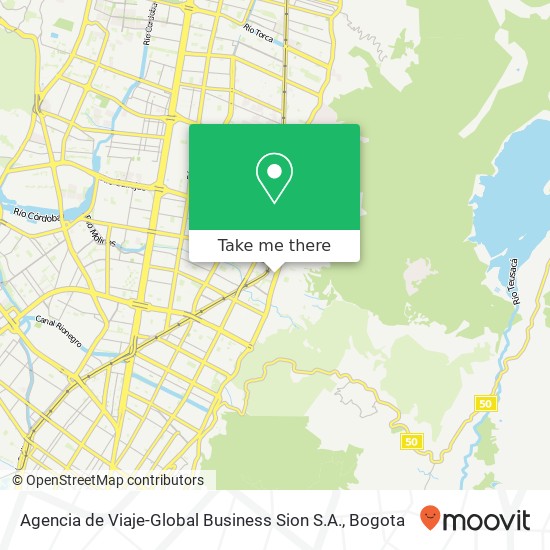Agencia de Viaje-Global Business Sion S.A. map
