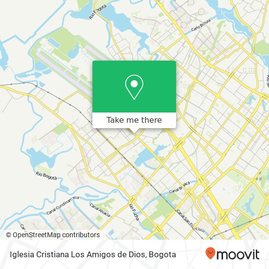 Mapa de Iglesia Cristiana Los Amigos de Dios