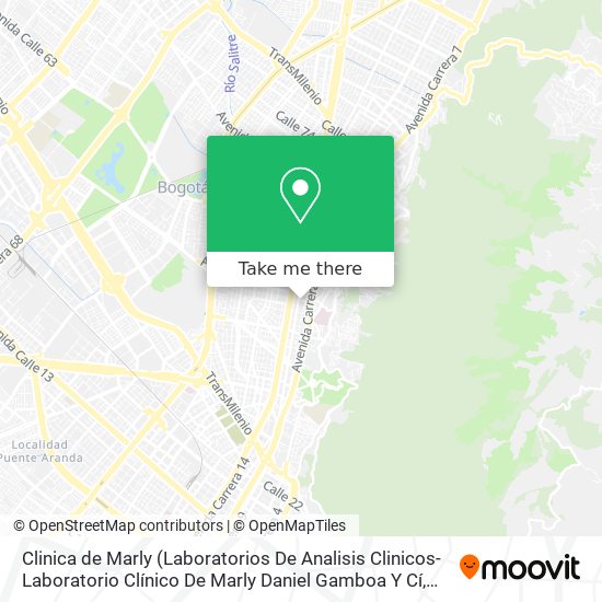 Clinica de Marly map
