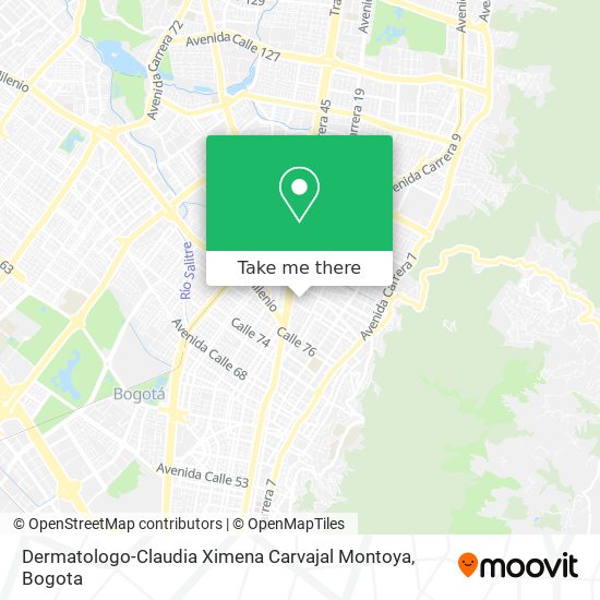 Dermatologo-Claudia Ximena Carvajal Montoya map