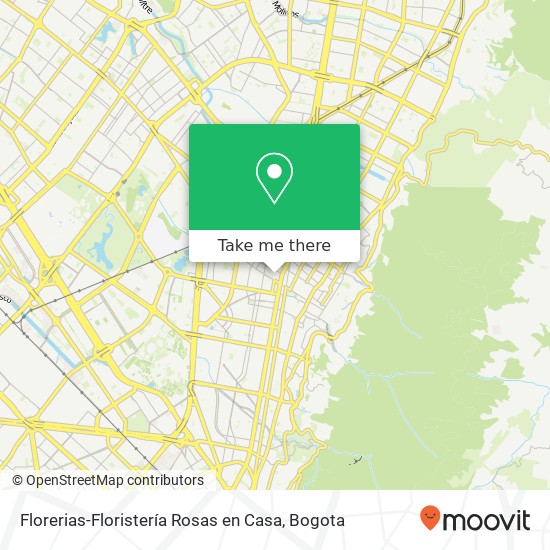 Florerias-Floristería Rosas en Casa map
