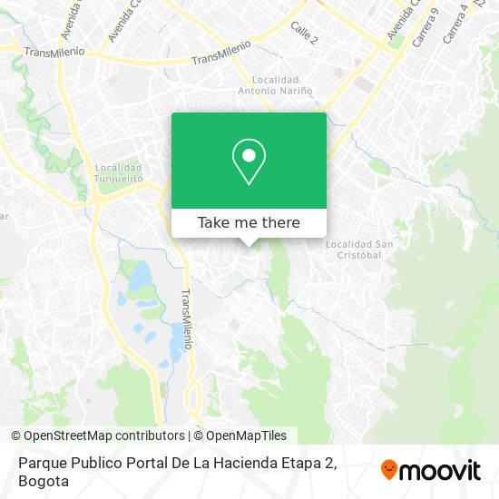 Parque Publico Portal De La Hacienda Etapa 2 map