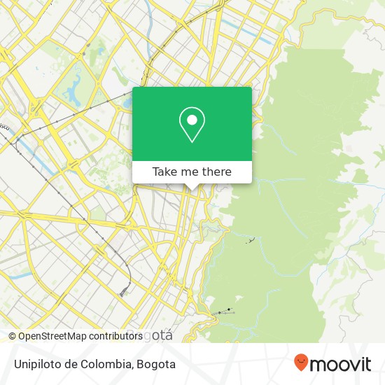 Unipiloto de Colombia map