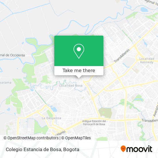 Colegio Estancia de Bosa map