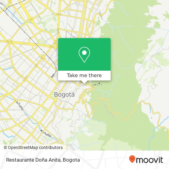 Restaurante Doña Anita map