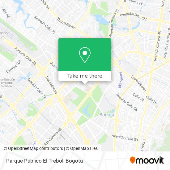 Parque Publico El Trebol map