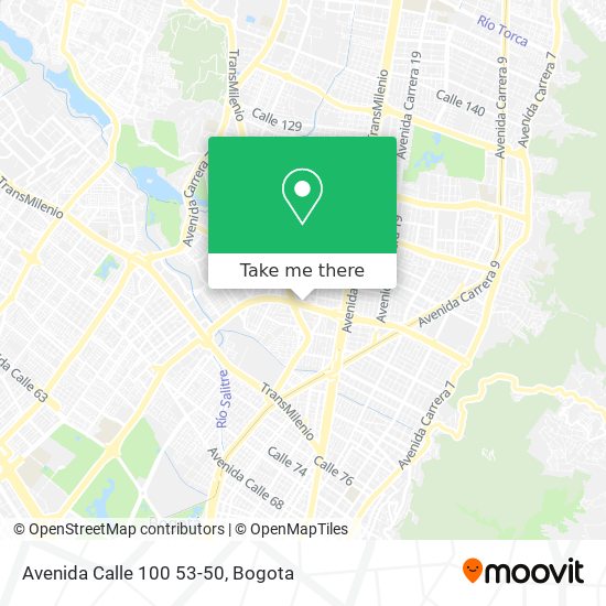 Avenida Calle 100 53-50 map