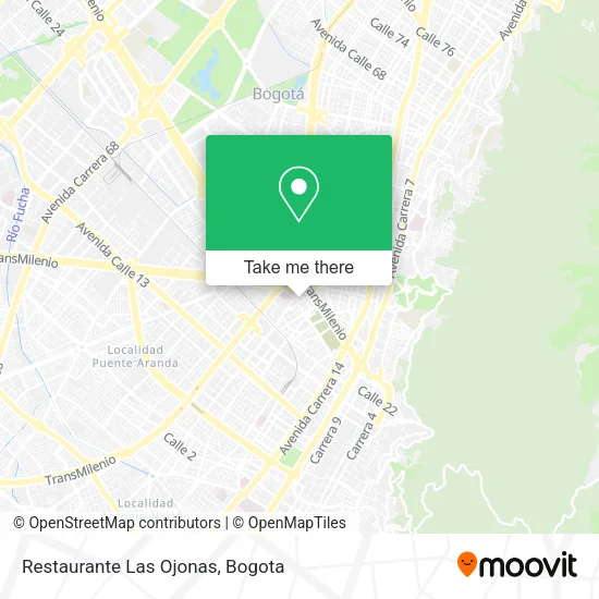 Restaurante Las Ojonas map