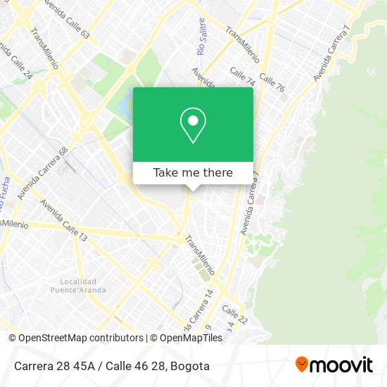 Carrera 28 45A / Calle 46 28 map