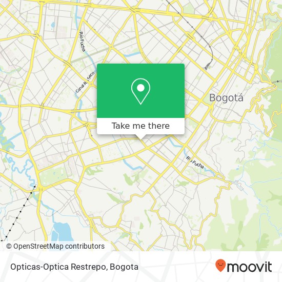 Opticas-Optica Restrepo map