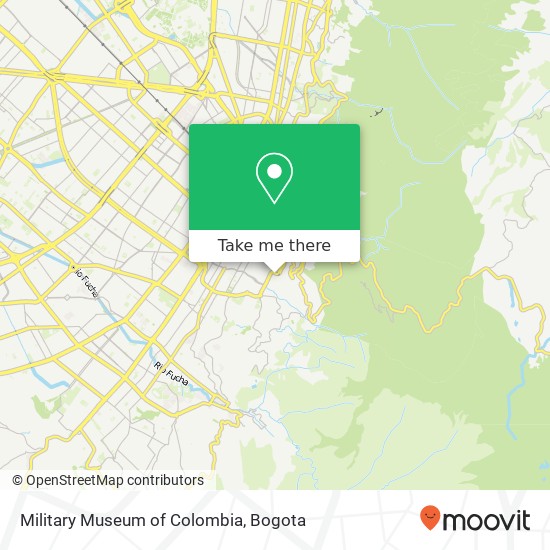 Mapa de Military Museum of Colombia