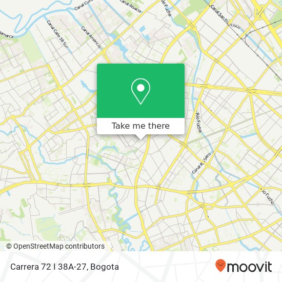 Mapa de Carrera 72 I 38A-27