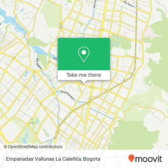 Mapa de Empanadas Vallunas La Caleñita