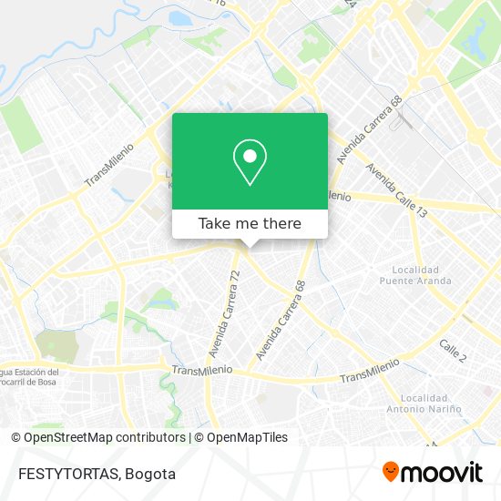 FESTYTORTAS map