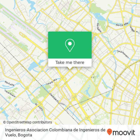 Ingenieros-Asociacion Colombiana de Ingenieros de Vuelo map