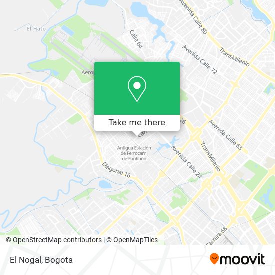 El Nogal map