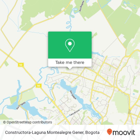 Constructora-Laguna Montealegre Gener map
