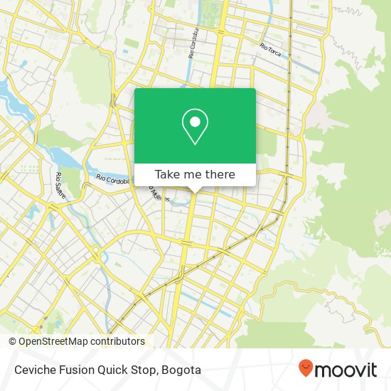 Ceviche Fusion Quick Stop map