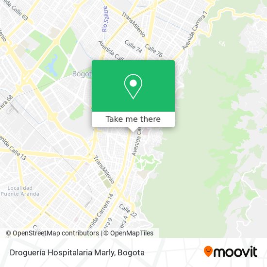 Droguería Hospitalaria Marly map