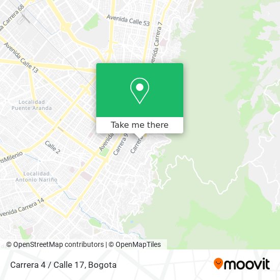 Carrera 4 / Calle 17 map