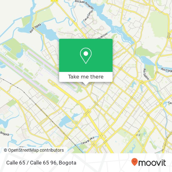 Calle 65 / Calle 65 96 map
