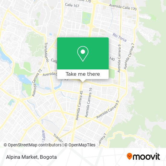 Alpina Market map