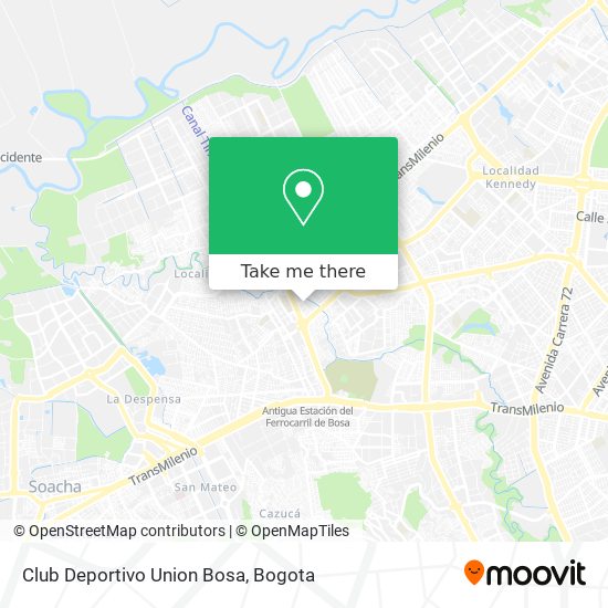 Club Deportivo Union Bosa map