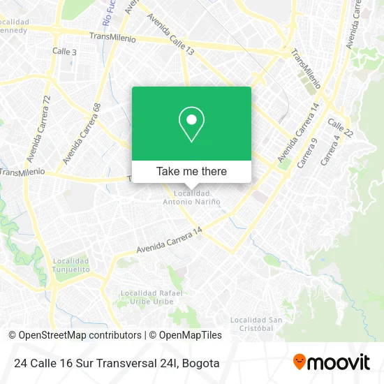 24 Calle 16 Sur Transversal 24I map