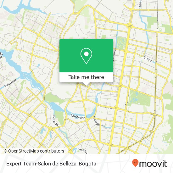 Expert Team-Salón de Belleza map