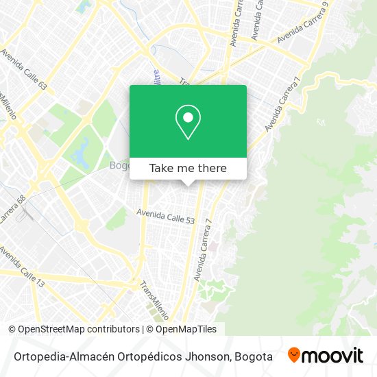 Ortopedia-Almacén Ortopédicos Jhonson map