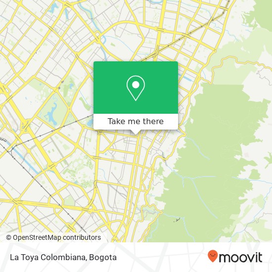 La Toya Colombiana map