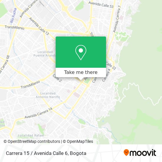 Carrera 15 / Avenida Calle 6 map