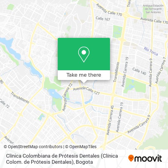 Clínica Colombiana de Prótesis Dentales map