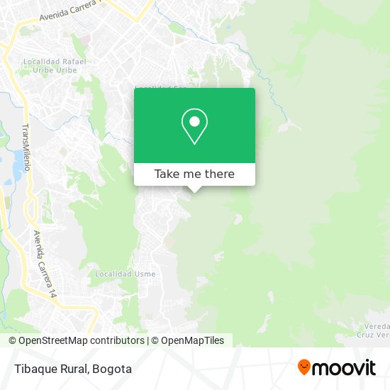Tibaque Rural map