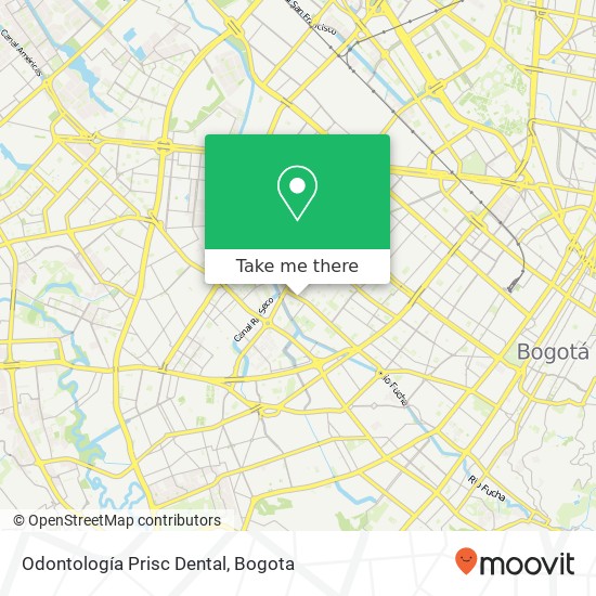 Odontología Prisc Dental map
