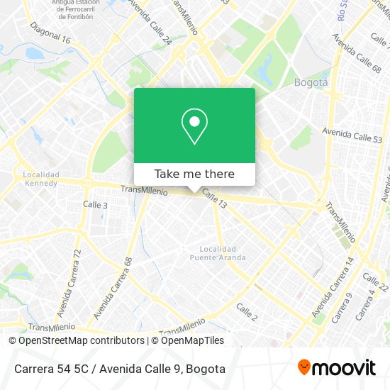 Carrera 54 5C / Avenida Calle 9 map