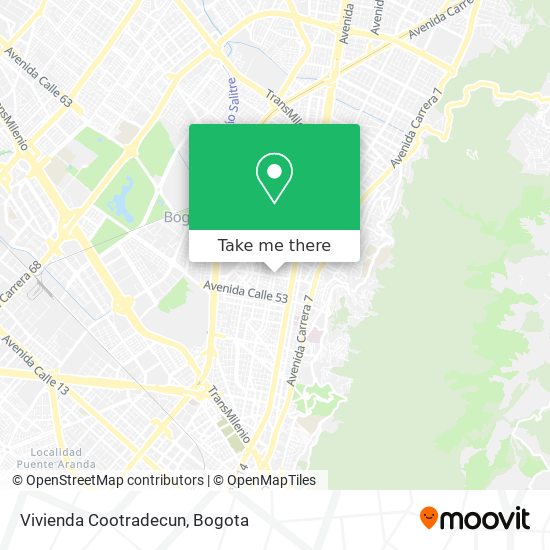 Vivienda Cootradecun map