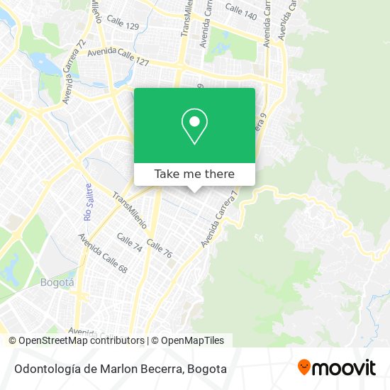 Odontología de Marlon Becerra map