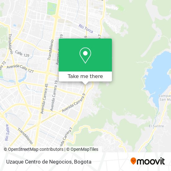 Mapa de Uzaque Centro de Negocios