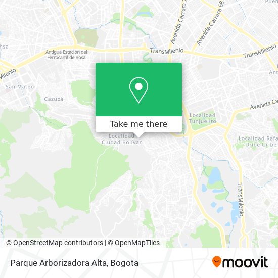 Parque Arborizadora Alta map