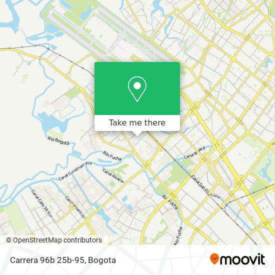 Mapa de Carrera 96b 25b-95