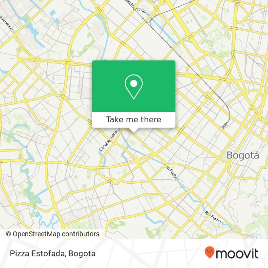 Pizza Estofada map