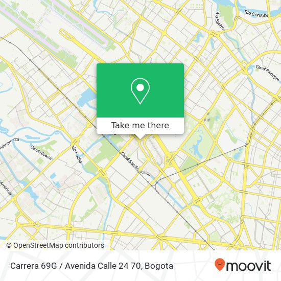 Carrera 69G / Avenida Calle 24 70 map