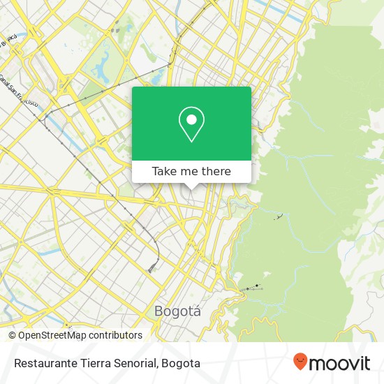 Restaurante Tierra Senorial map