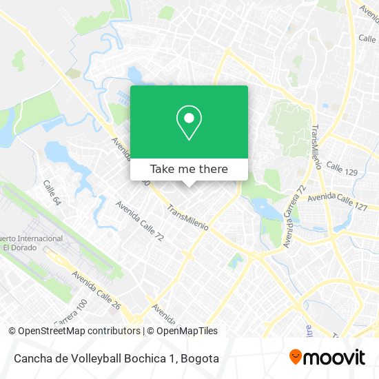 Cancha de Volleyball Bochica 1 map
