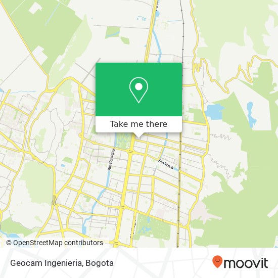 Mapa de Geocam Ingenieria